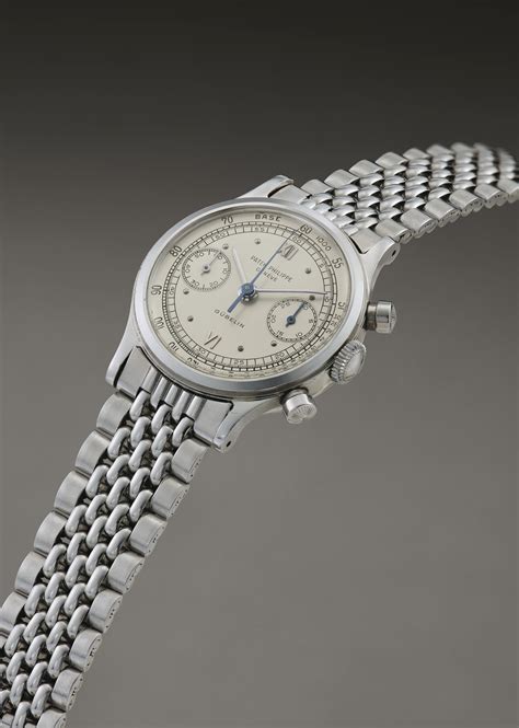 patek philippe stainless steel chronograph